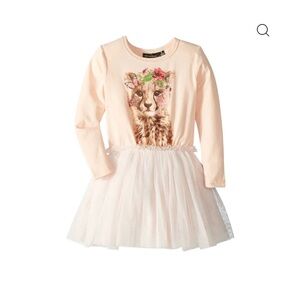 Rock Your Baby Pink Leopard Tutu Dress bodysuit